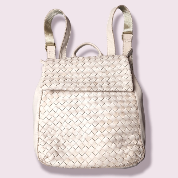 American Leather Co Handbags - Woven Leather Backpack